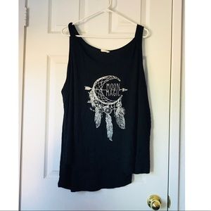 Black Graphic Tank